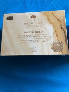 BELOW ZERO Frozen Gold Firming Peeling Mask - Gold